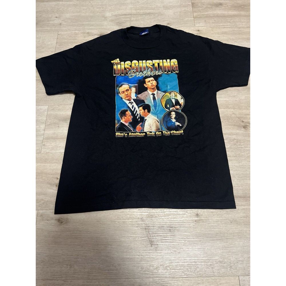 Disgusting Brothers Friday Beers Shirt Black Size Large Mens‎ Short Sleeve